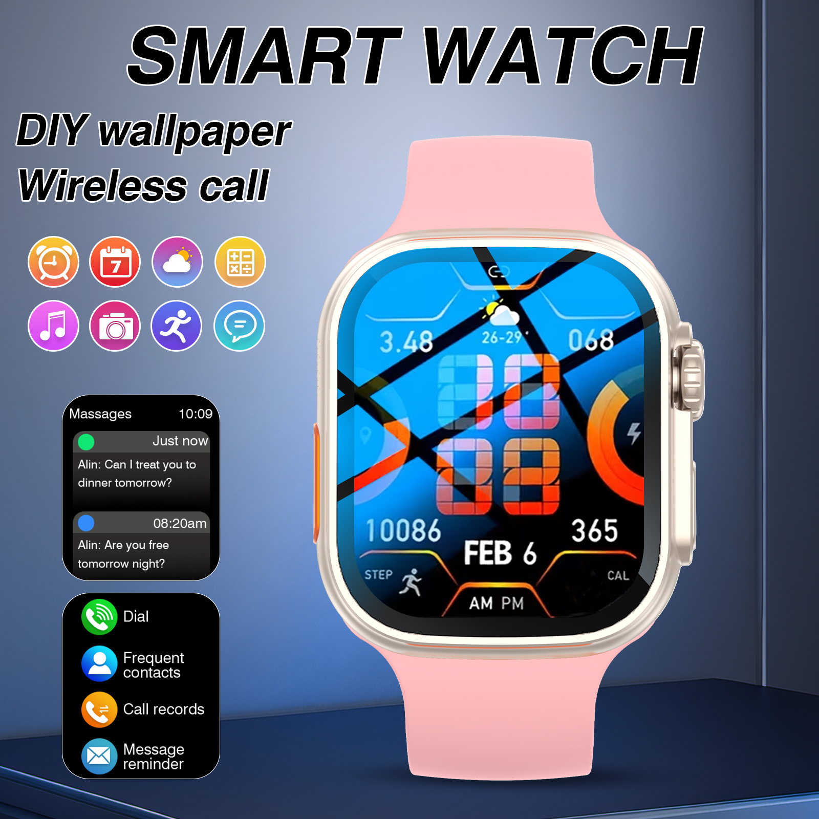 Smartwatch Iphone Watches For Women - 2026 New Smart Watch, HD Large