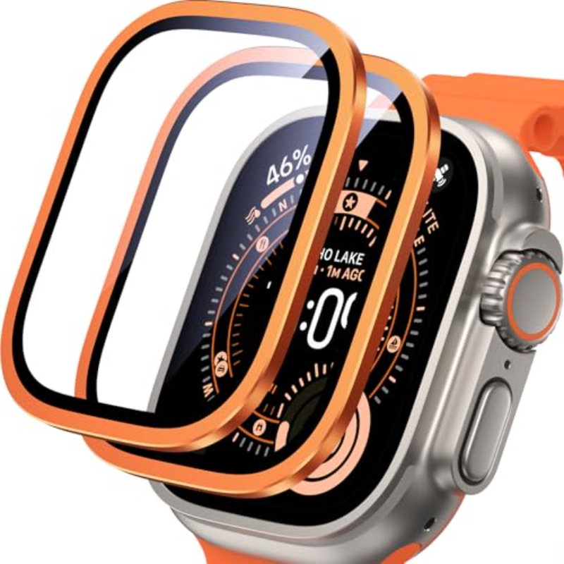 Smartwatch Watches For Men - 2PCS HD Metal Tempered Glass For