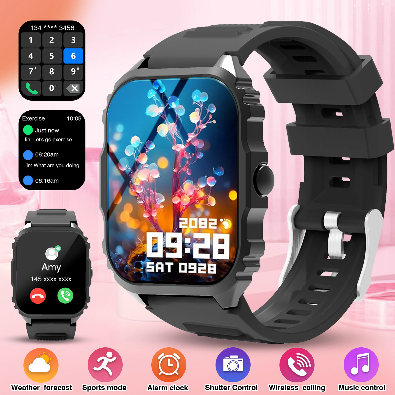 Smartwatch Iphone Watches For Women - Smart Watch,Men And Women Fitness Tracker