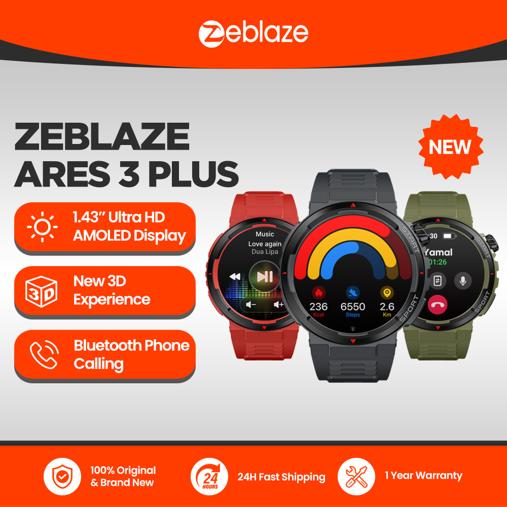 Watch Esim - New Zeblaze Ares 3 Plus 1.43''