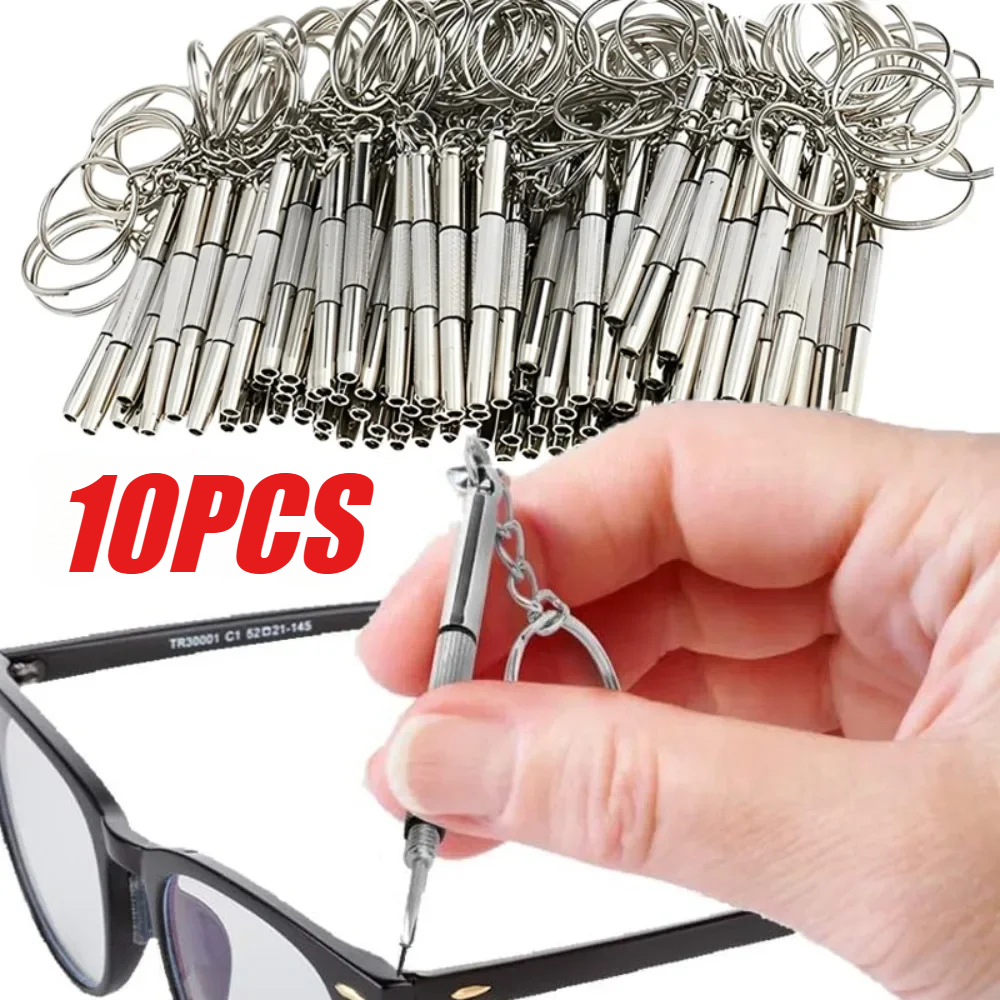 Watch Tool Repair Kit - 10PCS Glasses Screwdriver Eyeglass Screwdriver Watch