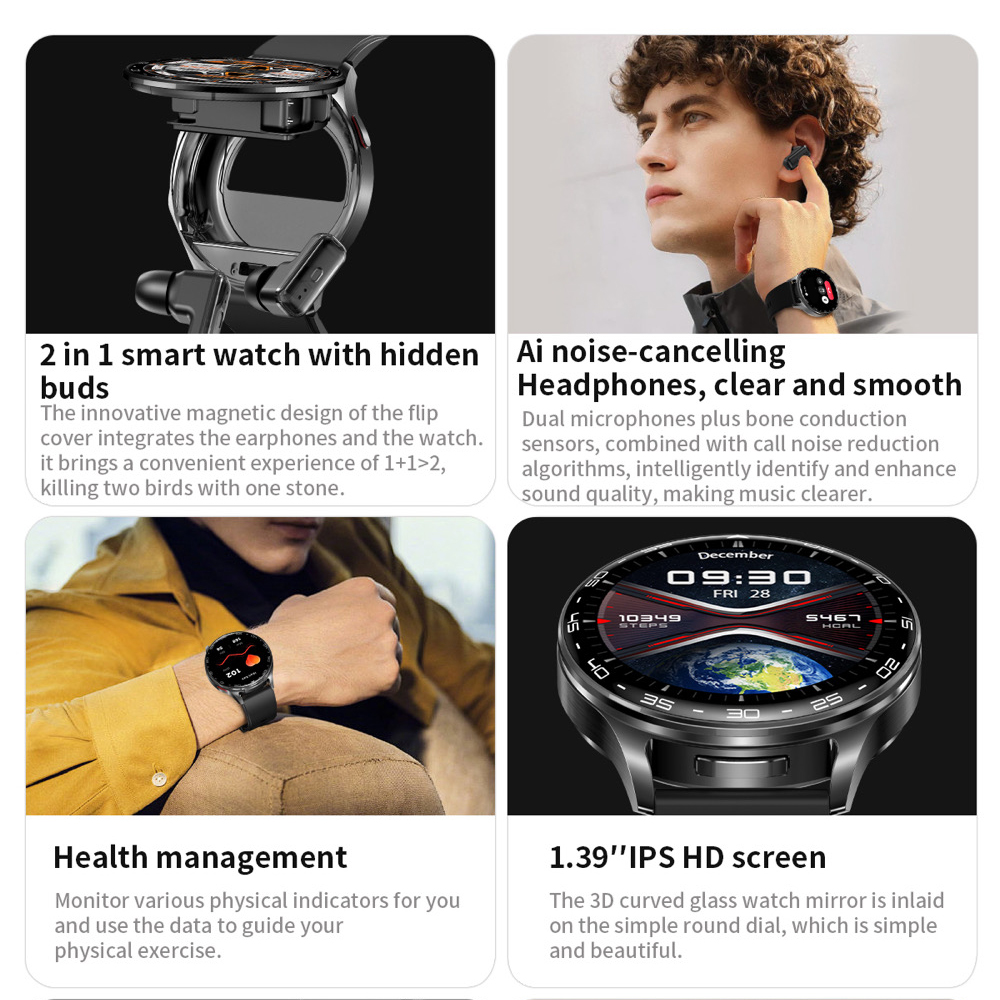 2 In 1 TWS Headset Smart Watch - Smartwatch Noise Watches For Women 리뷰 및 가격