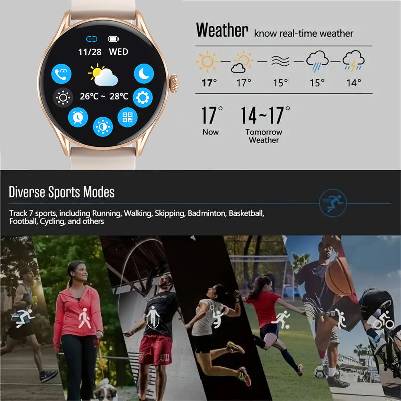 Aiweile AW19 Men Women Smart W - Smartwatch Iphone Watches For Women 리뷰 및 가격