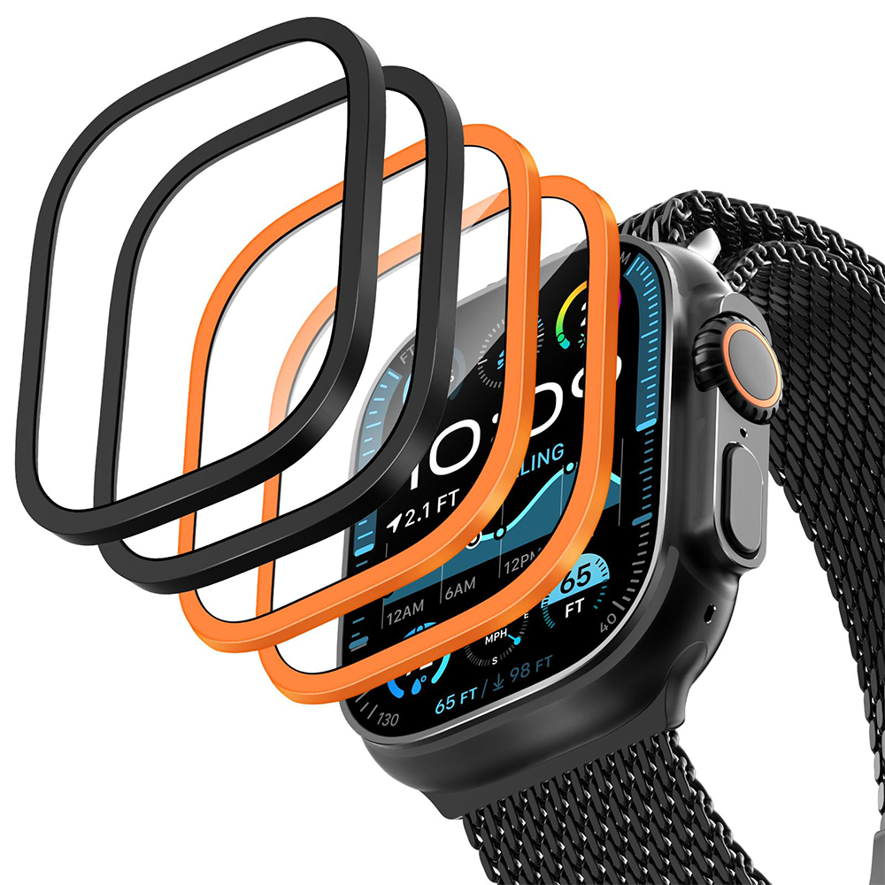 2PCS Titanium Metal Frame for  - Smartwatch Watches For Men 리뷰 및 가격