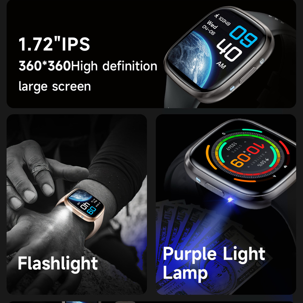 Smart Watch Men BT Call LED Fl - Smartwatch Purple Watches For Women 리뷰 및 가격