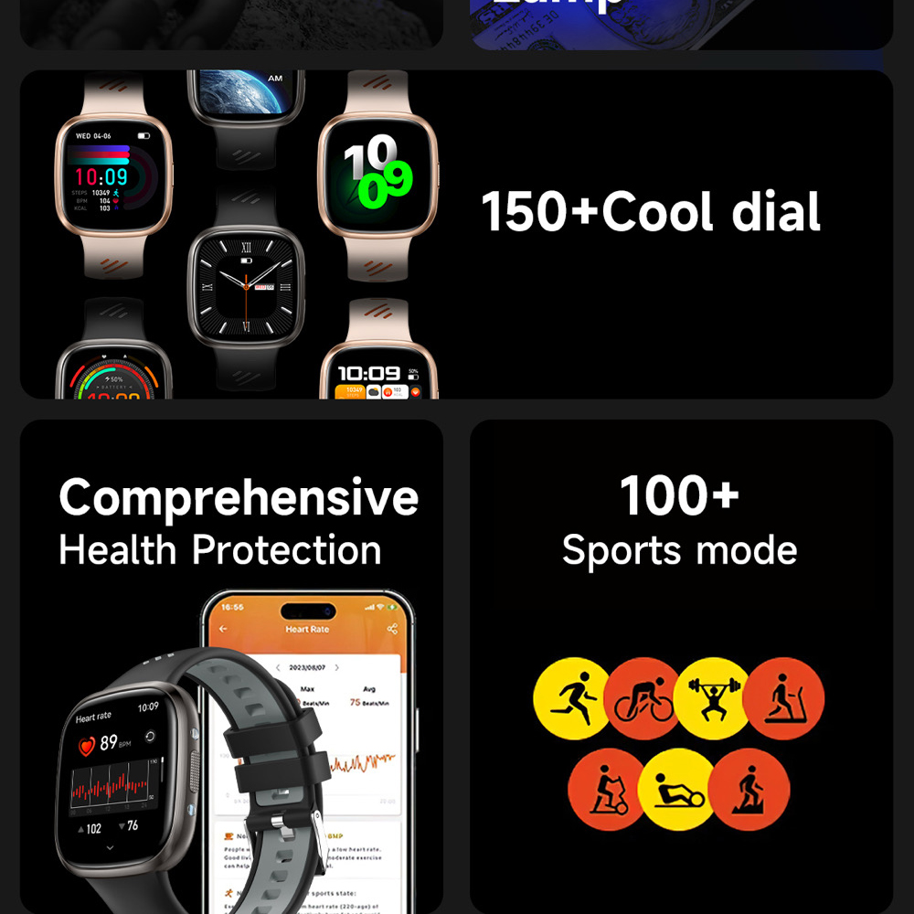 Smart Watch Men BT Call LED Fl - Smartwatch Purple Watches For Women 리뷰 및 가격
