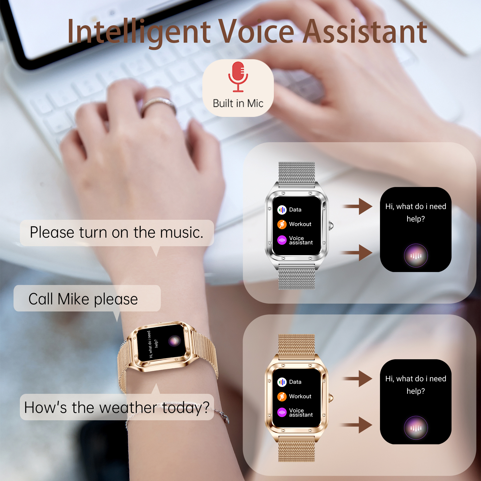 Women Smart Watch(Answer/Make  - Smartwatch Iphone Watches For Women 리뷰 및 가격