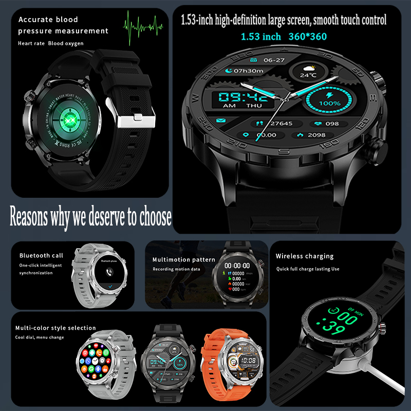 New GPS Track Smart Watch Men  - Smartwatch Watches For Men 리뷰 및 가격