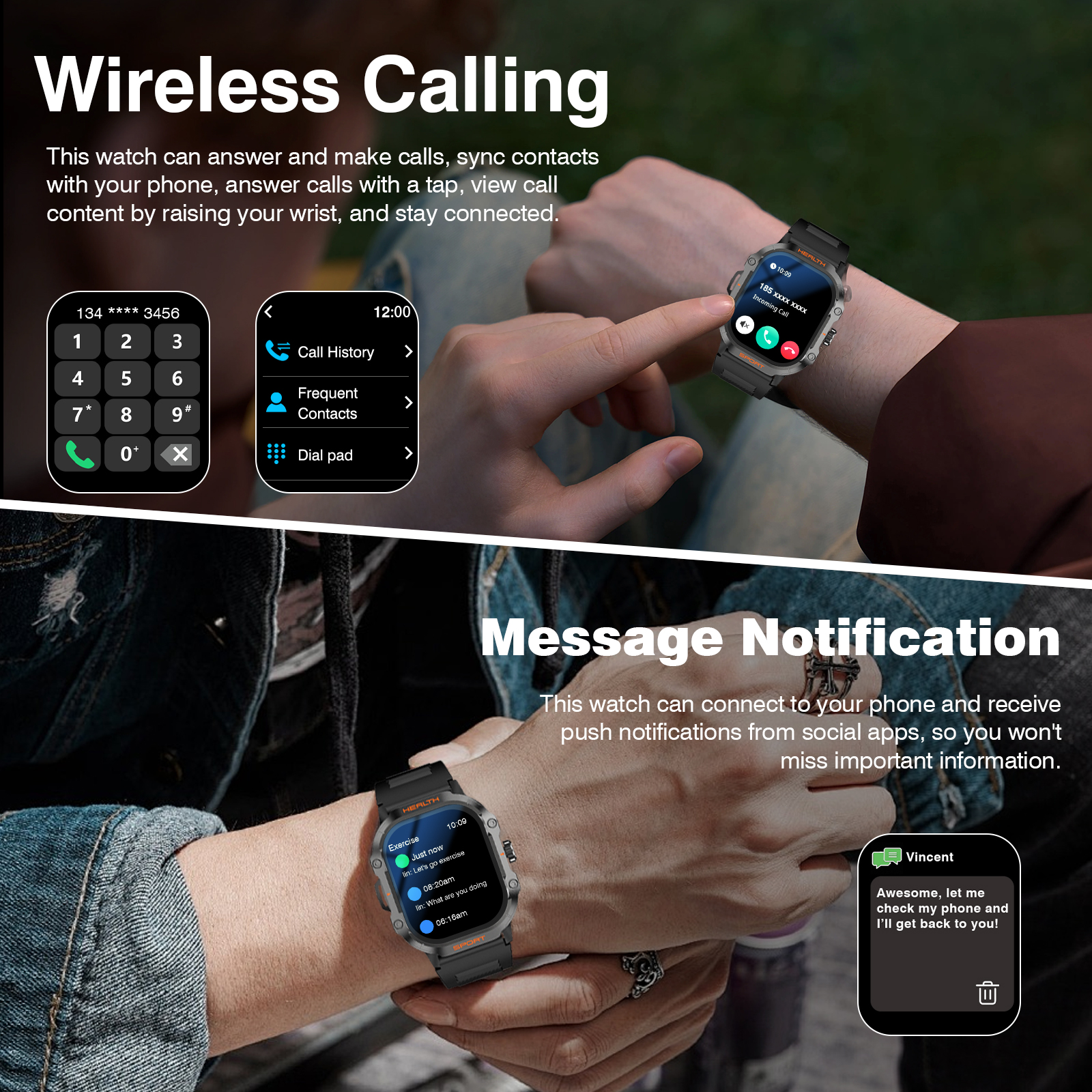 New Smartwatch for Men and Wom - Smartwatch Iphone Watches For Women 리뷰 및 가격