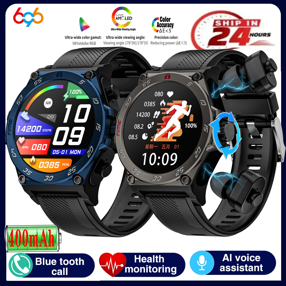 2 In 1 TWS Noise Reduction Hea - Smartwatch Noise Watches For Women 리뷰 및 가격