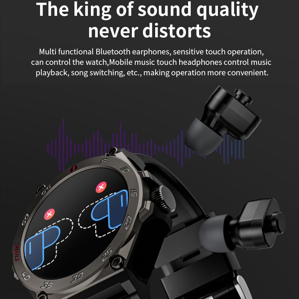 2 In 1 TWS Noise Reduction Hea - Smartwatch Noise Watches For Women 리뷰 및 가격
