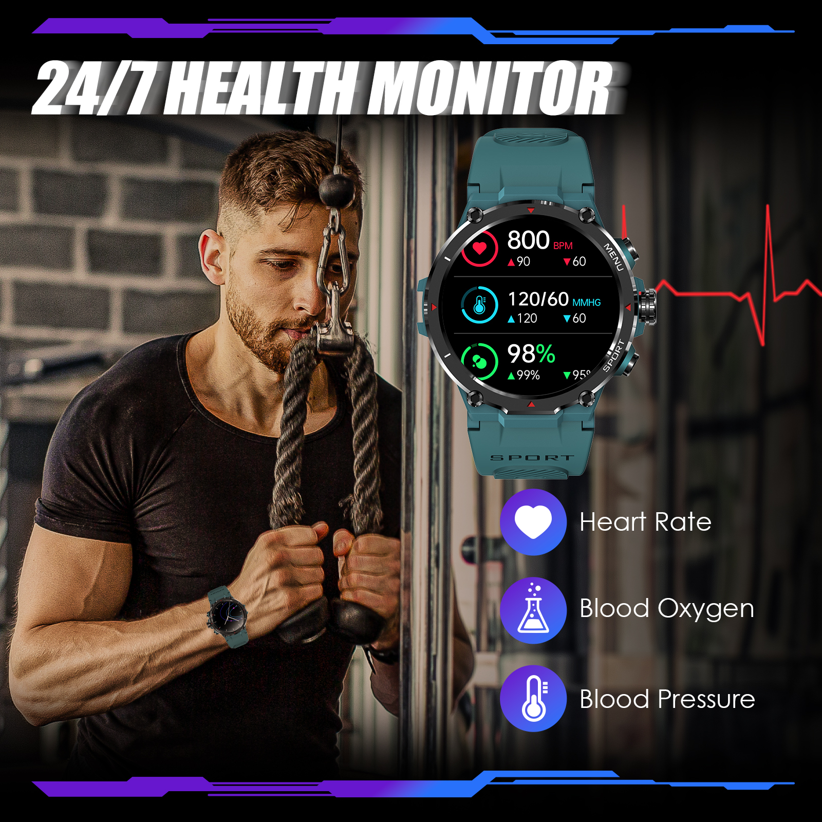 EIGIIS Military Smart Watch fo - Smartwatch Watches For Men 리뷰 및 가격