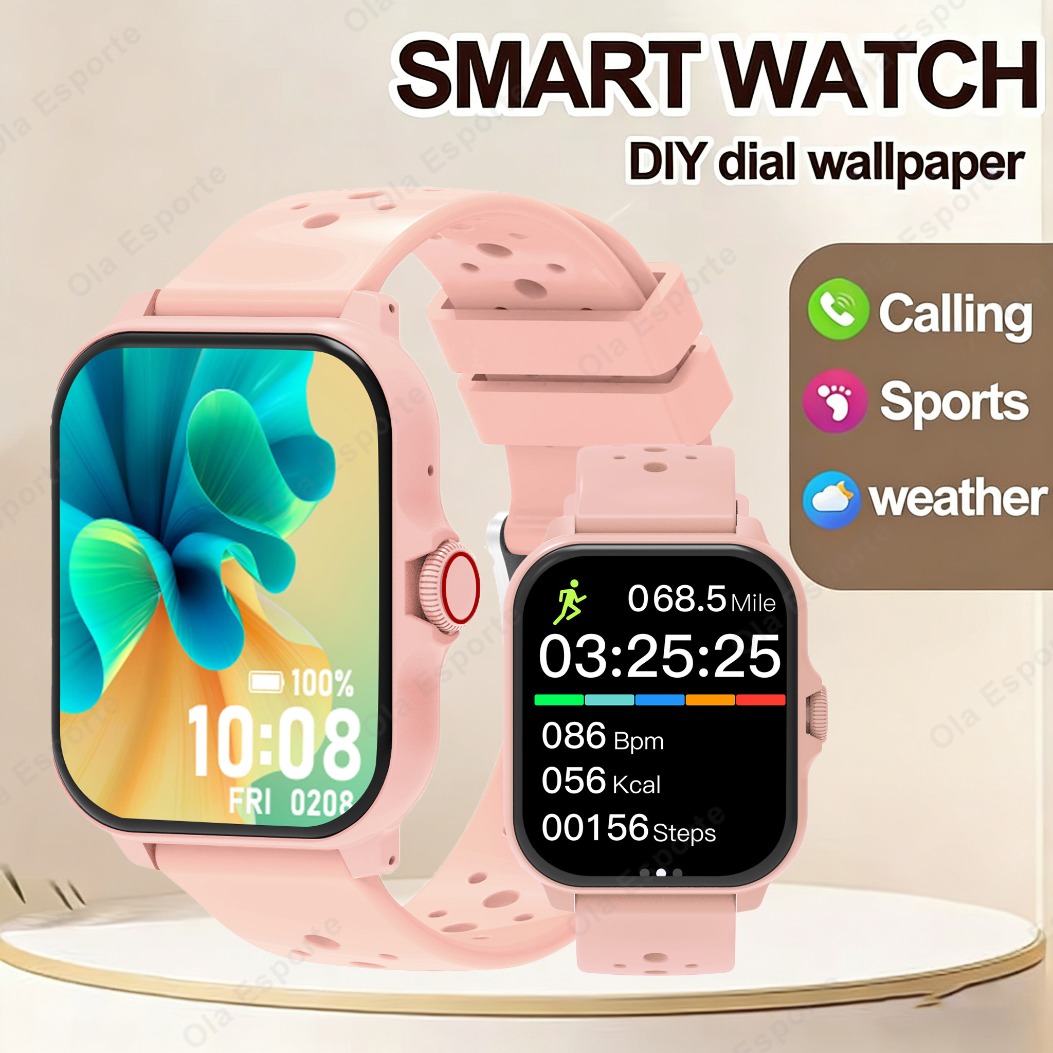 Smart watch, wireless calling  - Smartwatch Iphone Watches For Women 리뷰 및 가격