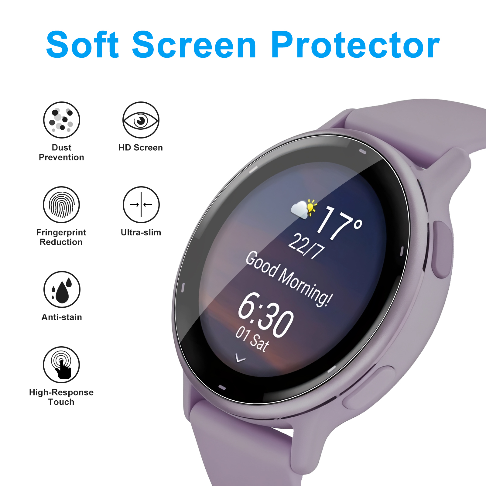 Soft Clear Protective Film For - Smart Watch Screen Protector 리뷰 및 가격