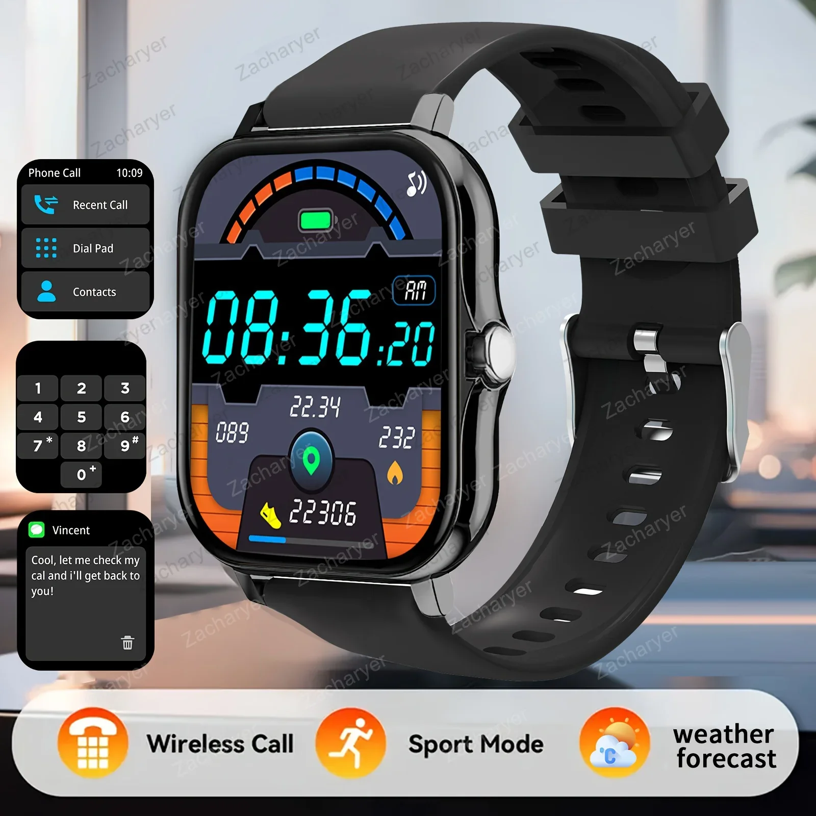 Smart fitness watch,  outdoor  - Smartwatch Iphone Watches For Women 리뷰 및 가격