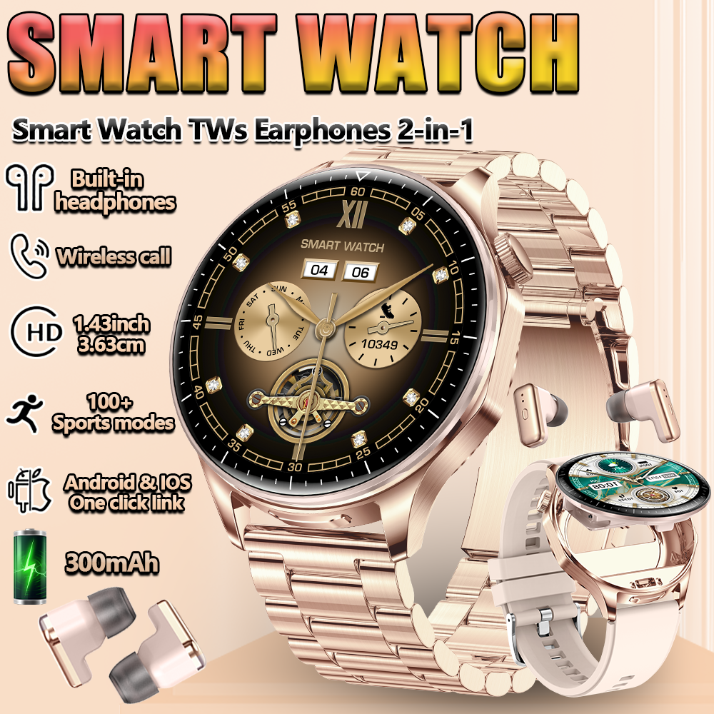 2 In 1 TWS Headset Smart Watch - Smartwatch Noise Watches For Women 리뷰 및 가격