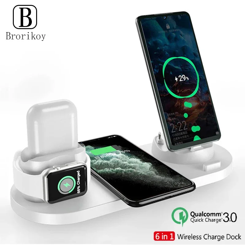 Fast Wireless Charger 6 in 1 C - Watch Xs8 리뷰 및 가격