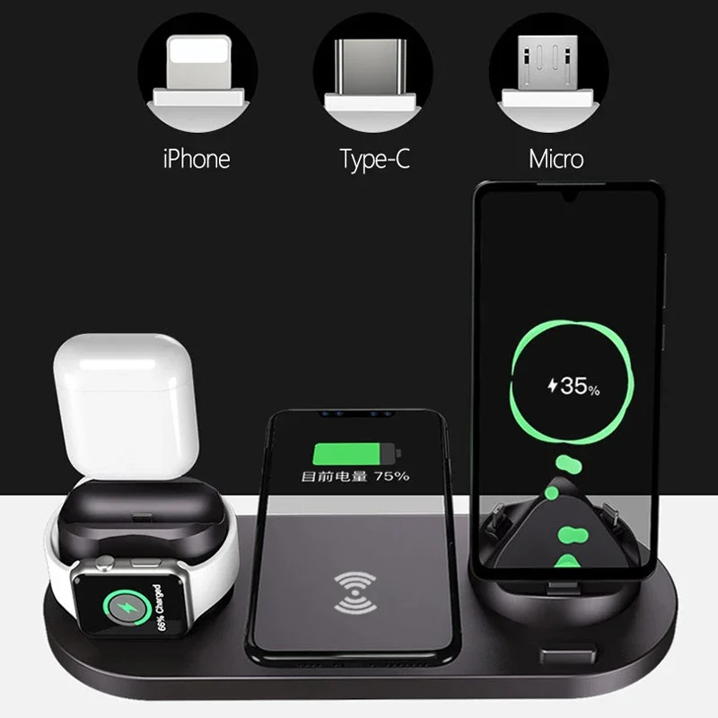 Fast Wireless Charger 6 in 1 C - Watch Xs8 리뷰 및 가격
