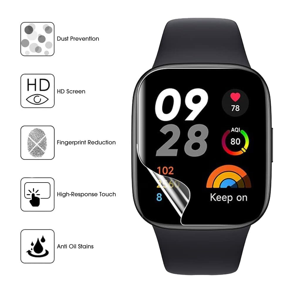 3/6pcs Hydrogel Protective Fil - Smart Watch Screen Protector 리뷰 및 가격