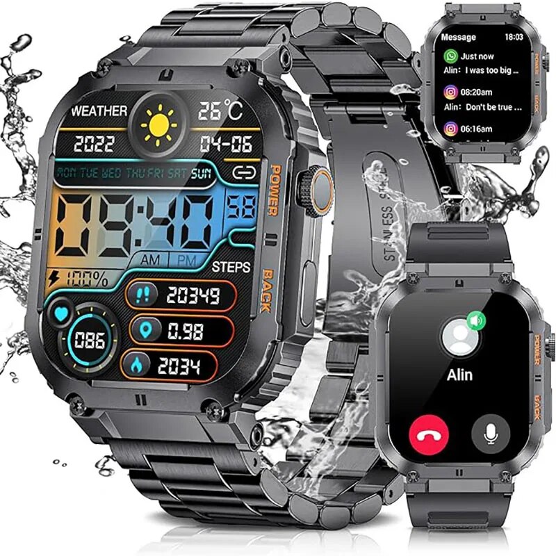 LIGE Outdoor Sports Fitness Sm - Smartwatch Watches With Bluetooth 리뷰 및 가격