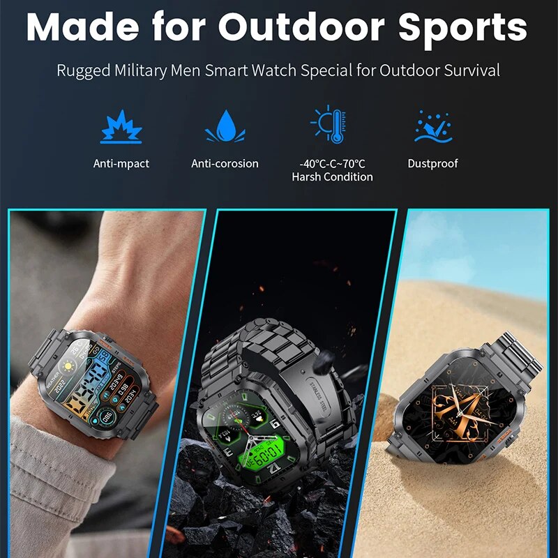 LIGE Outdoor Sports Fitness Sm - Smartwatch Watches With Bluetooth 리뷰 및 가격