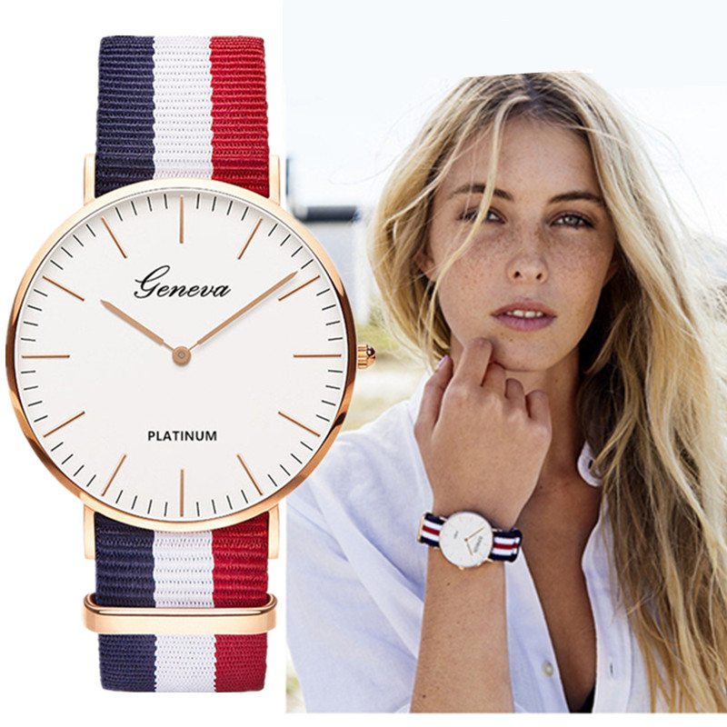 Classic Fashion Stripe Nylon B - Smartwatch Watches For Women Branded 리뷰 및 가격
