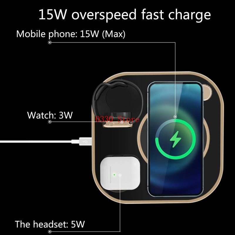 15W Fast Wireless 3 in 1 Qi Ch - Watch Xs8 리뷰 및 가격