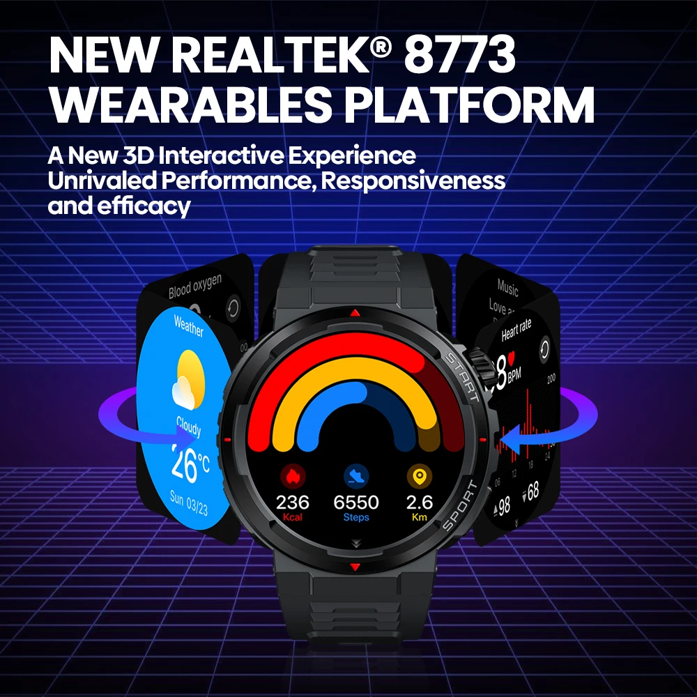 New Zeblaze Ares 3 Plus 1.43'' - Watch Esim 리뷰 및 가격