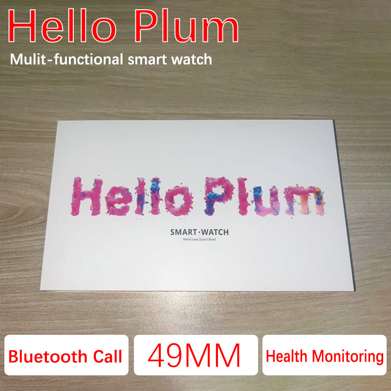 New Hello Plum Smart Watch Men - Smartwatch Watches With Bluetooth 리뷰 및 가격