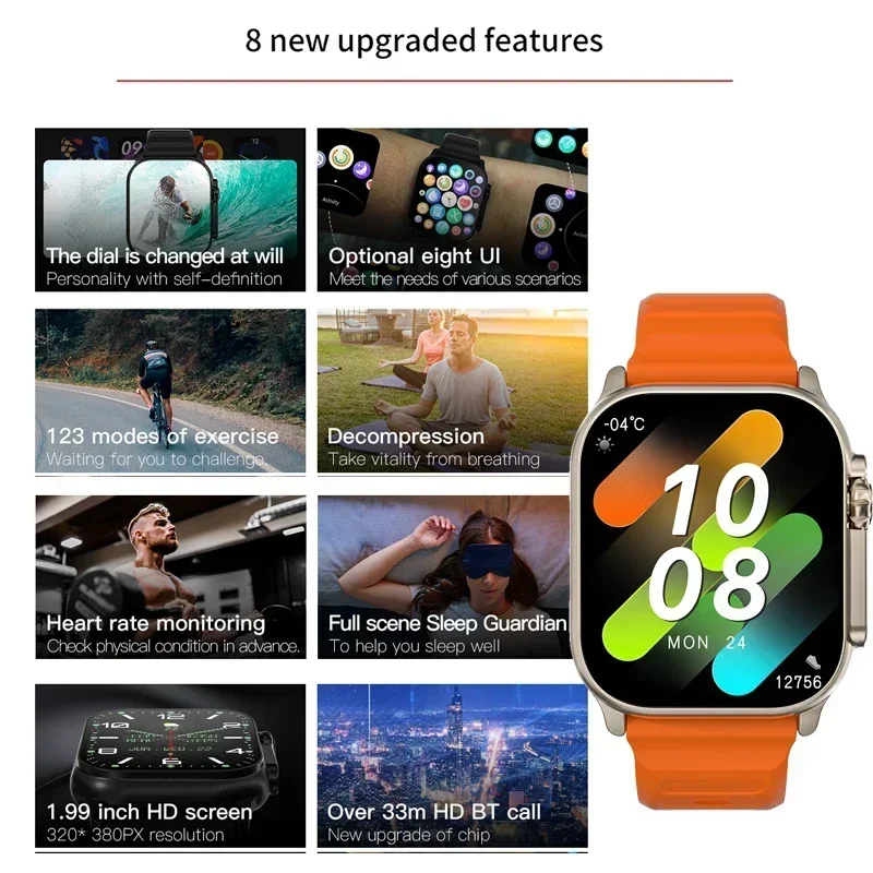 New Hello Plum Smart Watch Men - Smartwatch Watches With Bluetooth 리뷰 및 가격