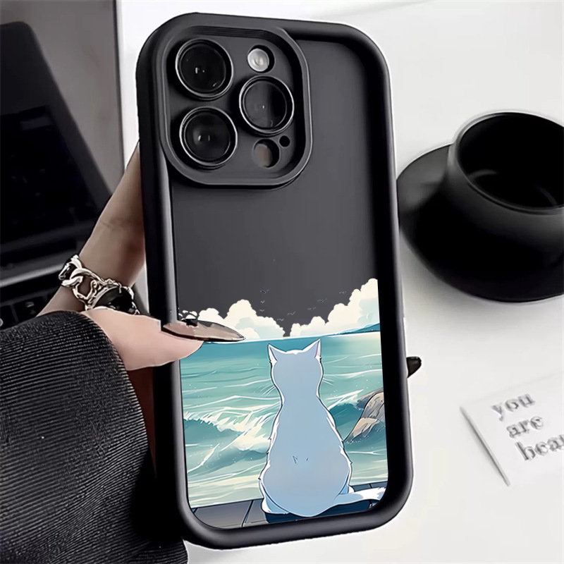 Cute Cat Watching the Sea Phon - Watch Xs8 리뷰 및 가격
