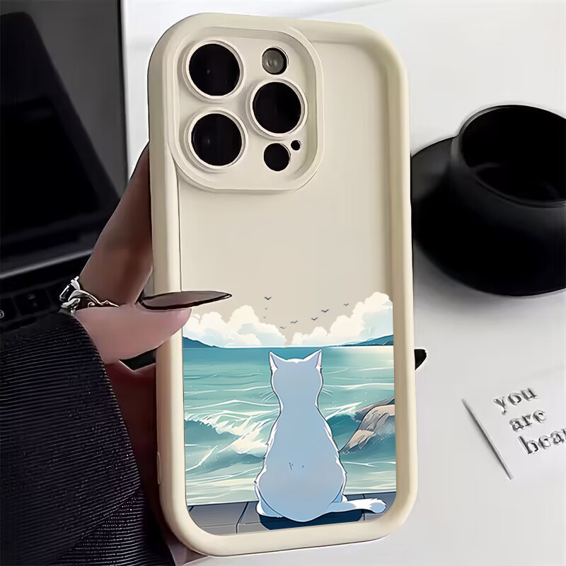 Cute Cat Watching the Sea Phon - Watch Xs8 리뷰 및 가격