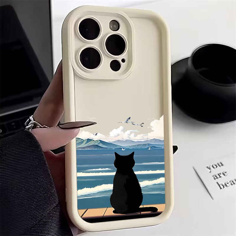 Cute Cat Watching the Sea Phon - Watch Xs8 리뷰 및 가격