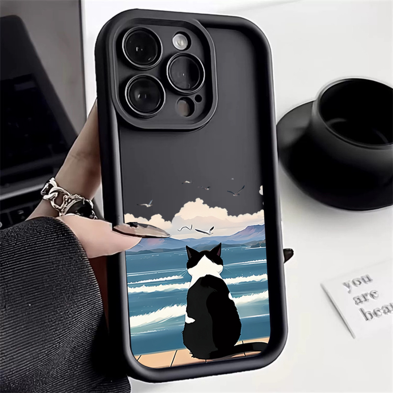 Cute Cat Watching the Sea Phon - Watch Xs8 리뷰 및 가격