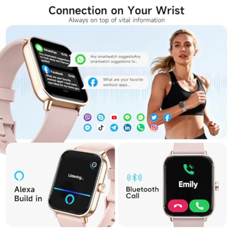 Smart Watch for Women, 1.85 in - Smartwatch Iphone Watches For Women 리뷰 및 가격