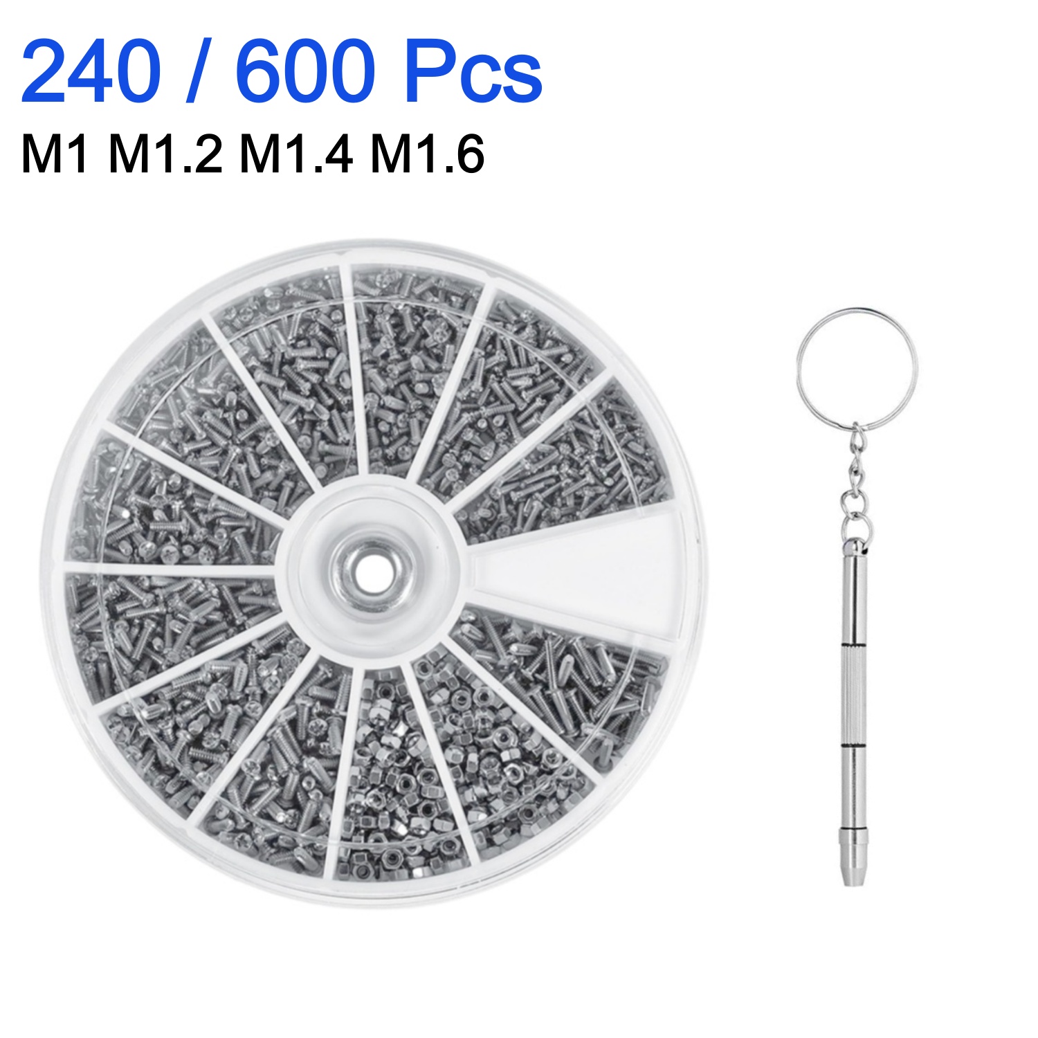240/600Pcs small screw nut scr - Watch Tool Repair Kit 리뷰 및 가격