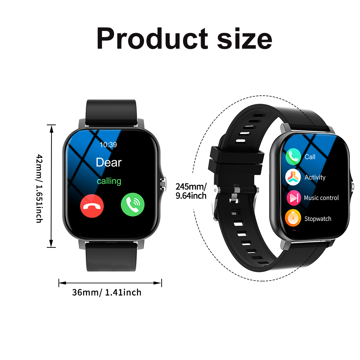 Smart watch, call, message rem - Smartwatch Iphone Watches For Women 리뷰 및 가격