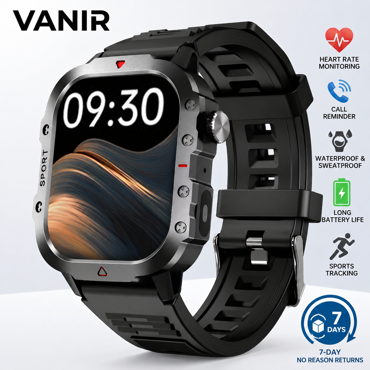 VANIR Bluetooth Smartwatch - M - Smartwatch Watches With Bluetooth 리뷰 및 가격
