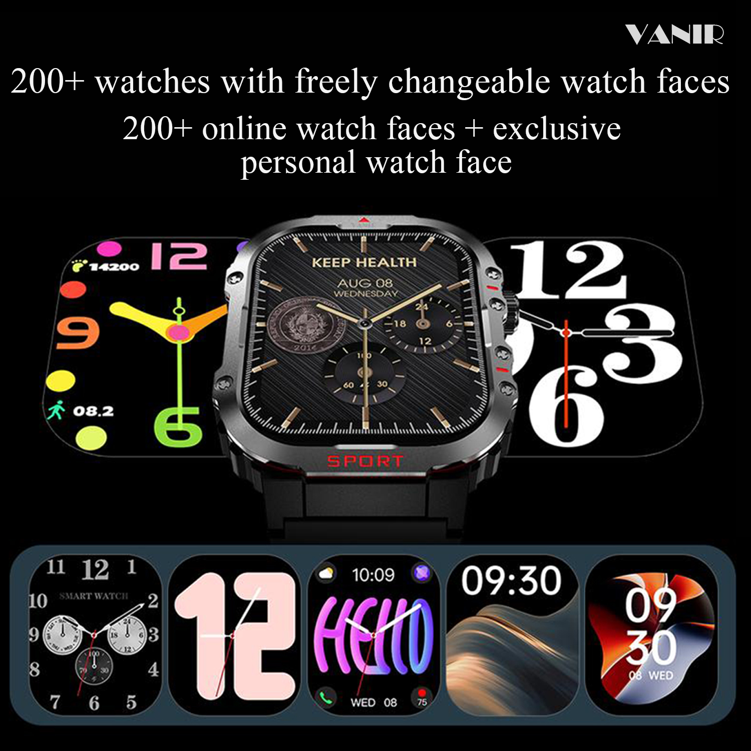 VANIR Bluetooth Smartwatch - M - Smartwatch Watches With Bluetooth 리뷰 및 가격