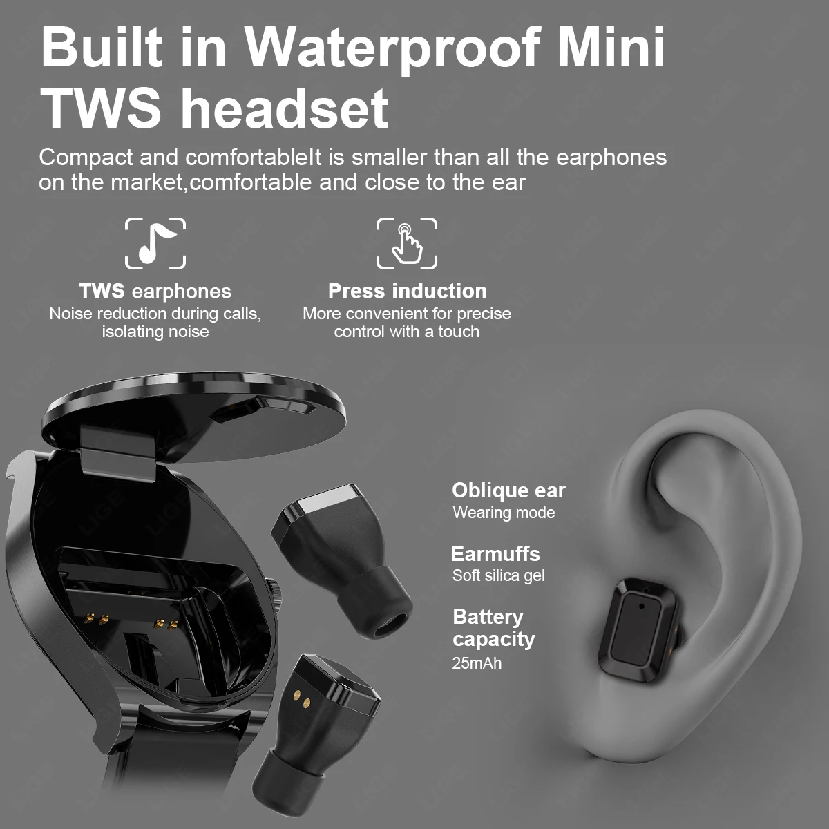 New 2-in-1 TWS Headphone Smart - Smartwatch Noise Watches For Women 리뷰 및 가격