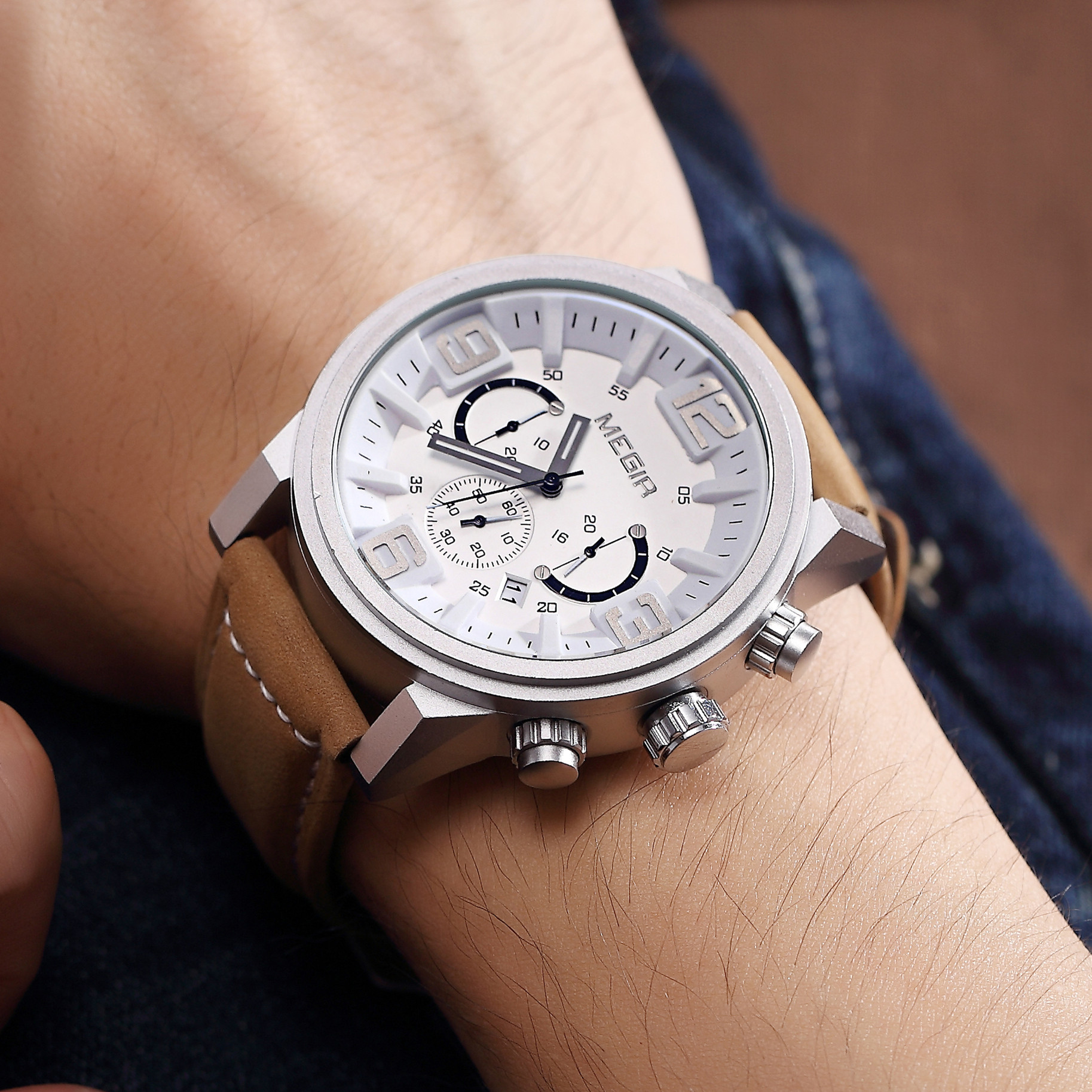 MEGIR Multi-function Business  - Smartwatch Imported Watches For Men 리뷰 및 가격