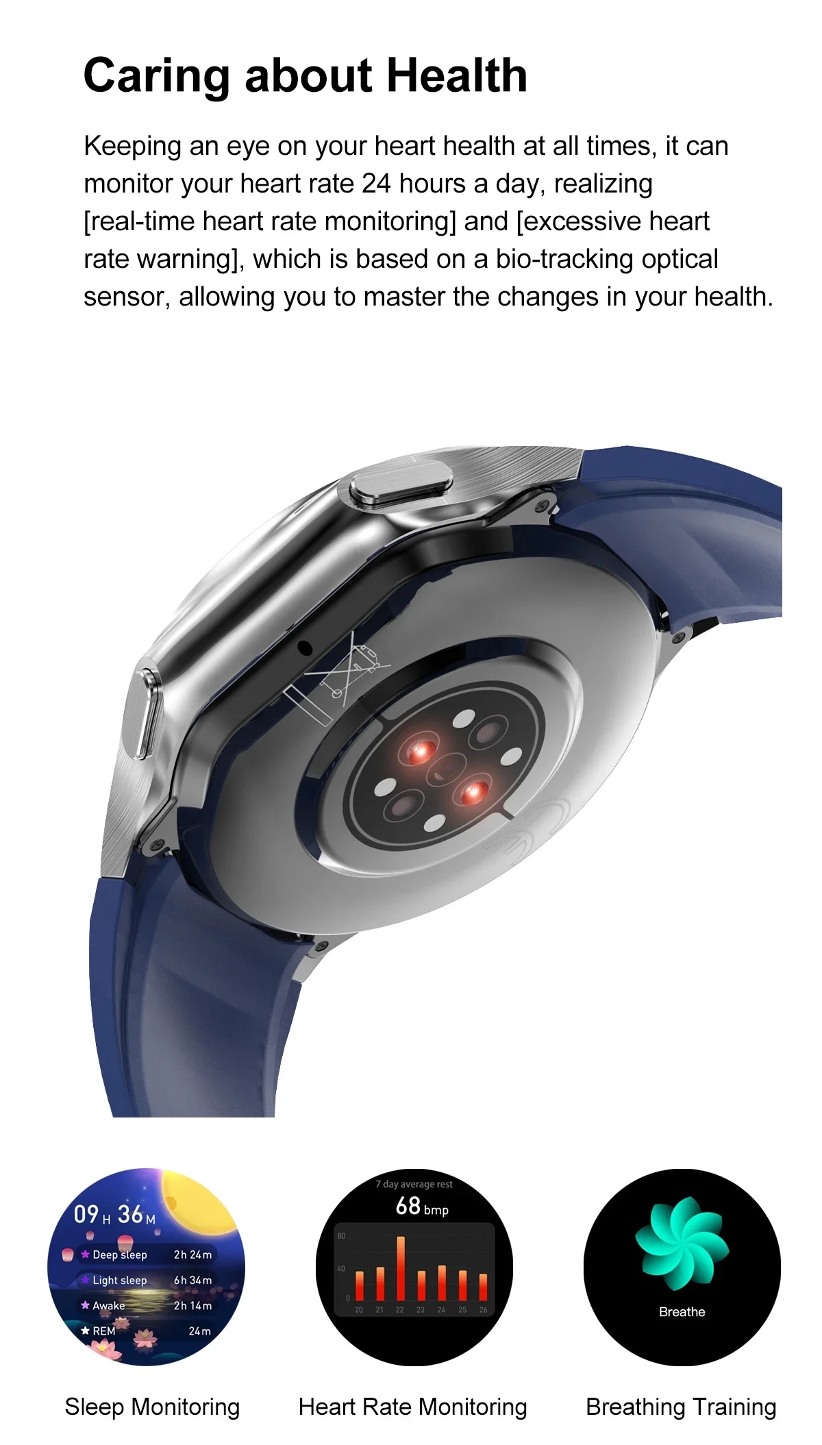 1.43 inch Big Screen Men Women - Smartwatch Iphone Watches For Women 리뷰 및 가격